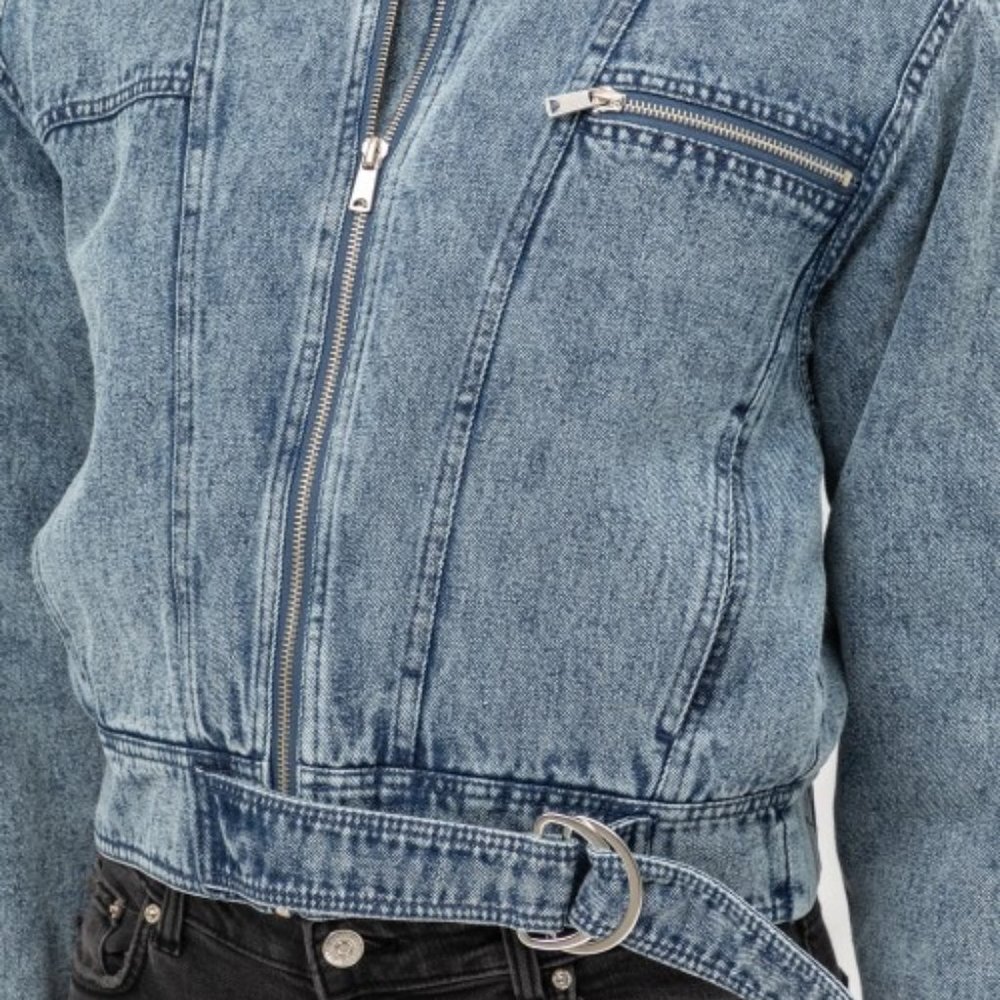 *1 LEFT* - PRICE FIRM - Denim Jacket with Sherling Lining - Picture 6 of 9